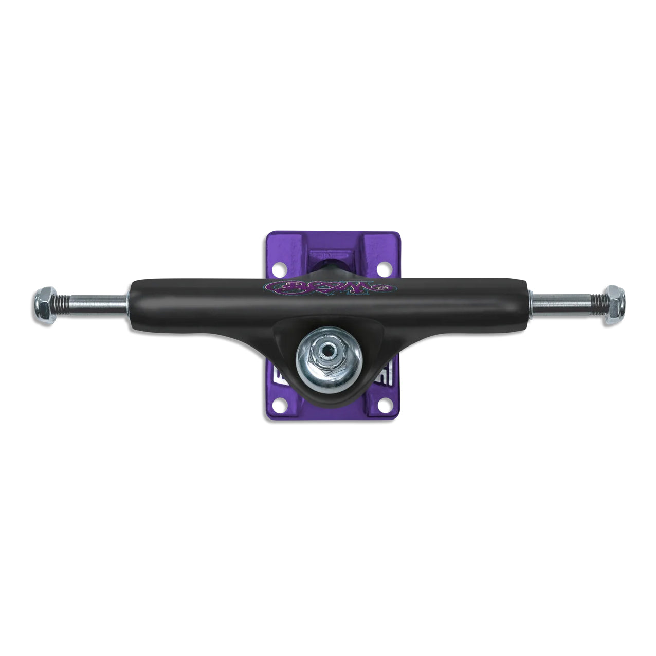 Slappy Skateboard Trucks ST1 Hollow Bam Margera Black/Purple 8.0"