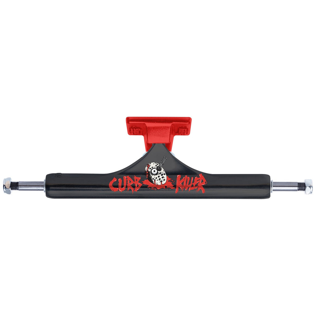 Slappy Skateboard Trucks Curb Killer II Hollow Inverted Black/Red 10.5"