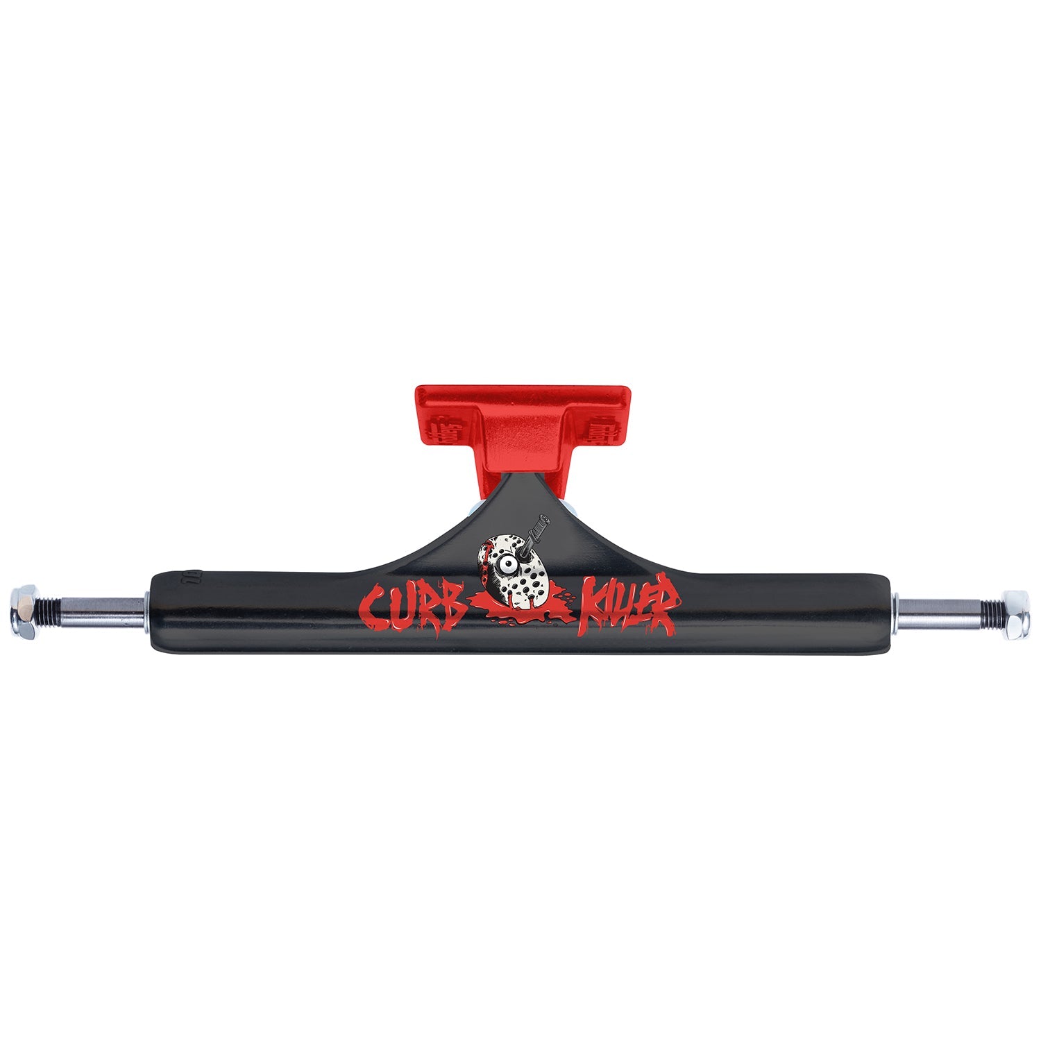 Slappy Skateboard Trucks Curb Killer II Hollow Inverted Black/Red 10.5"