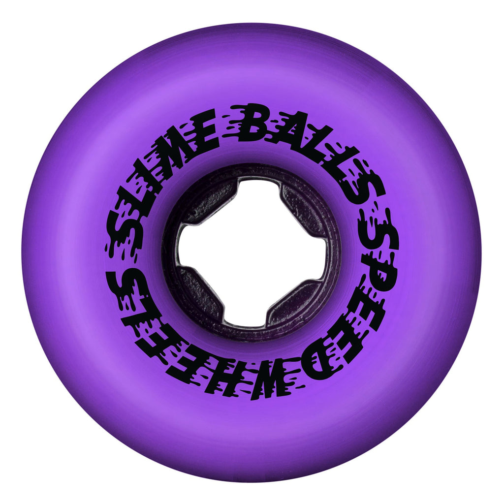 Slime Balls Skateboard Wheels 54mm Bam Margera Guest Hardline 95A Purple