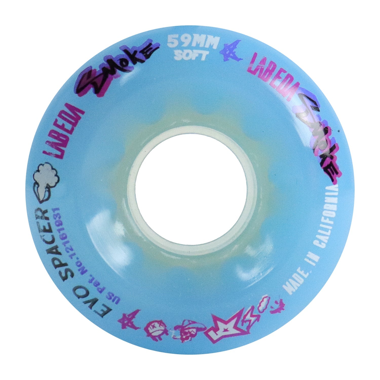 Labeda Smoke Evo Roller Hockey Wheel - Single Wheel - Choose Size and Color