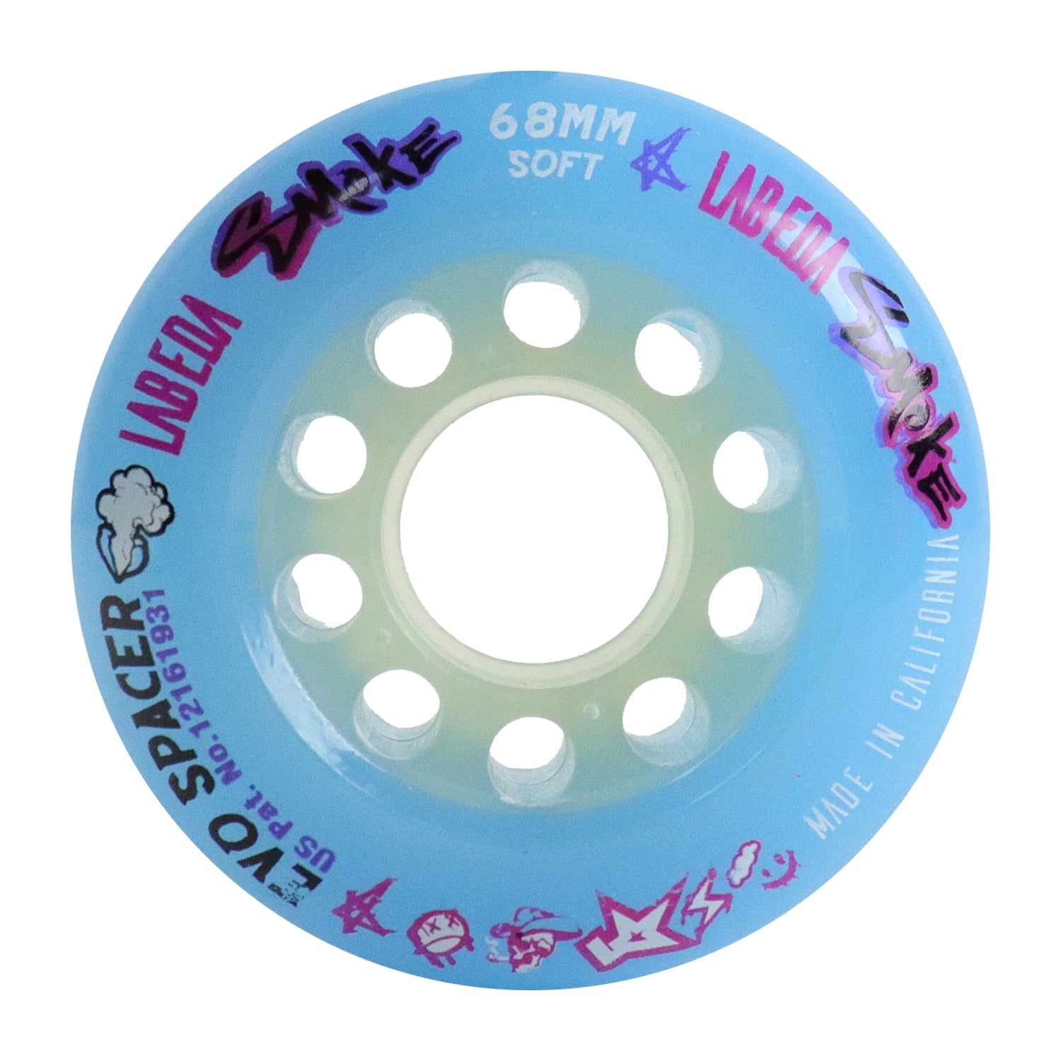 Labeda Smoke Evo Roller Hockey Wheel - Single Wheel - Choose Size and Color