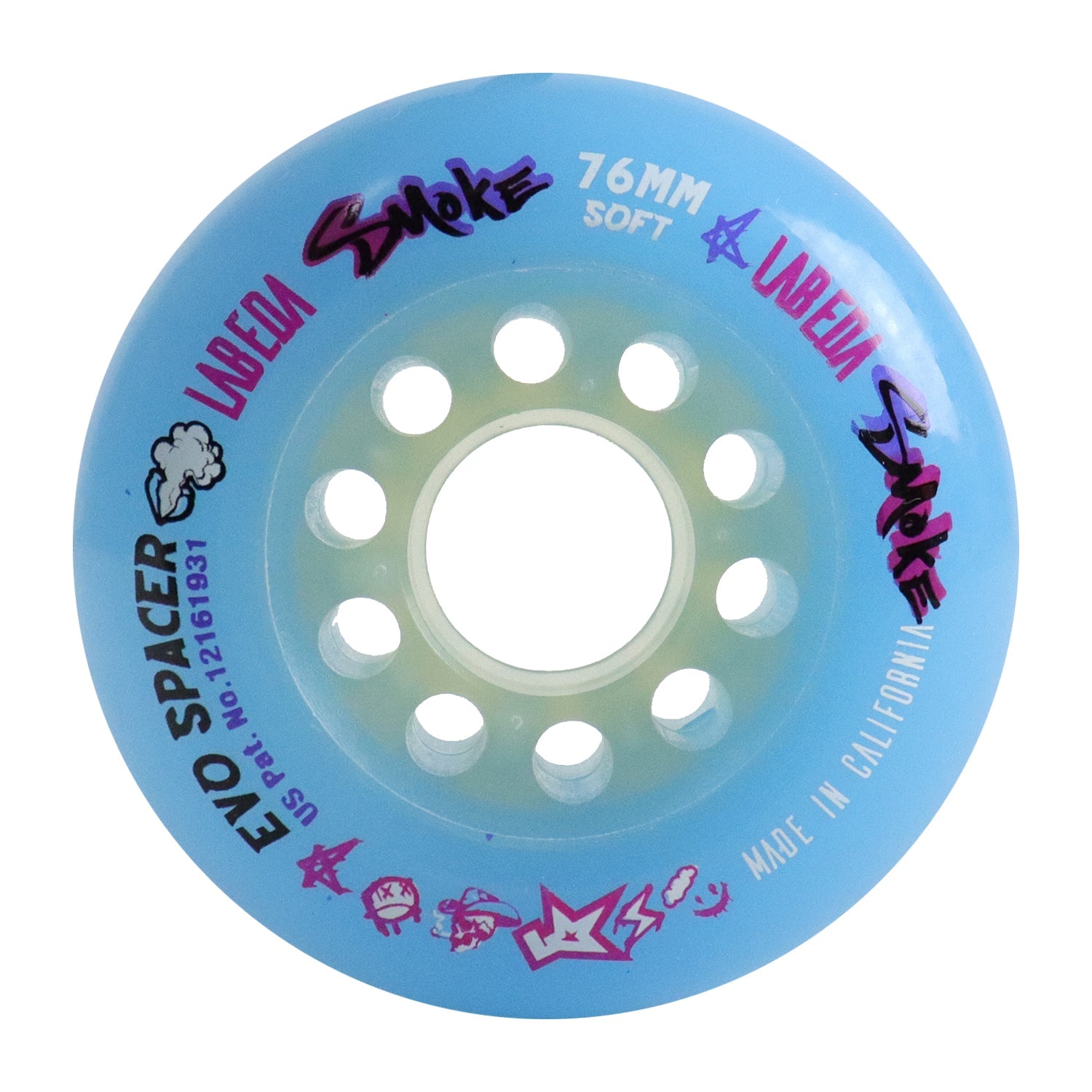 Labeda Smoke Evo Roller Hockey Wheel - Single Wheel - Choose Size and Color