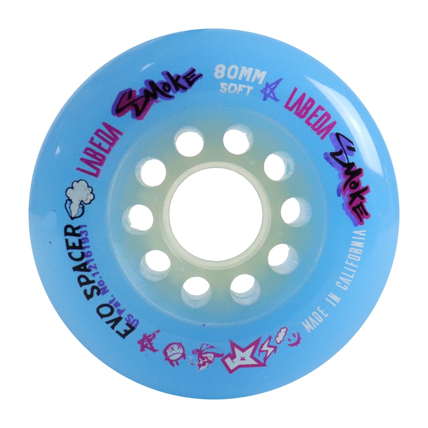 Labeda Smoke Evo Roller Hockey Wheel - Single Wheel - Choose Size and Color