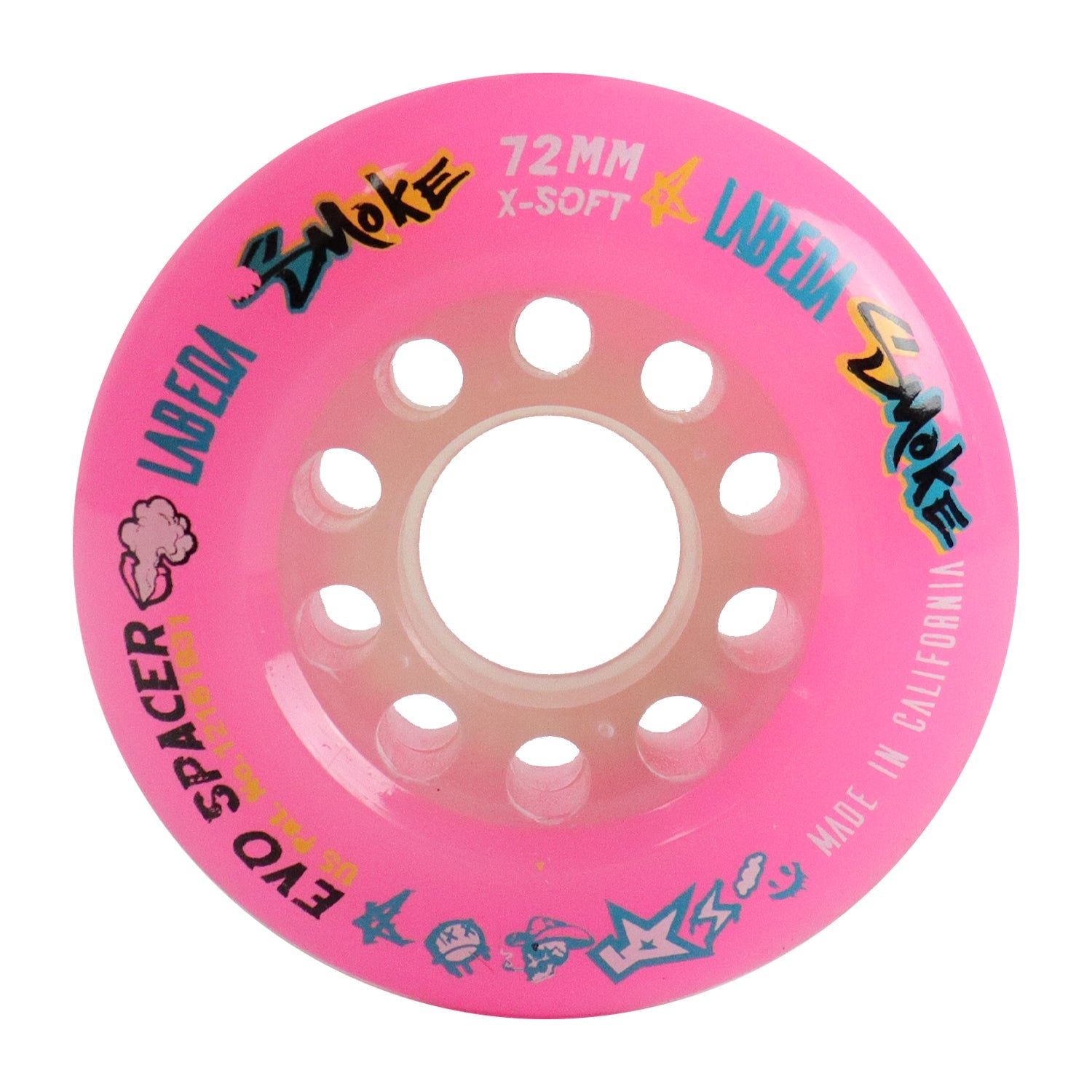 Labeda Smoke Evo Roller Hockey Wheel - Single Wheel - Choose Size and Color