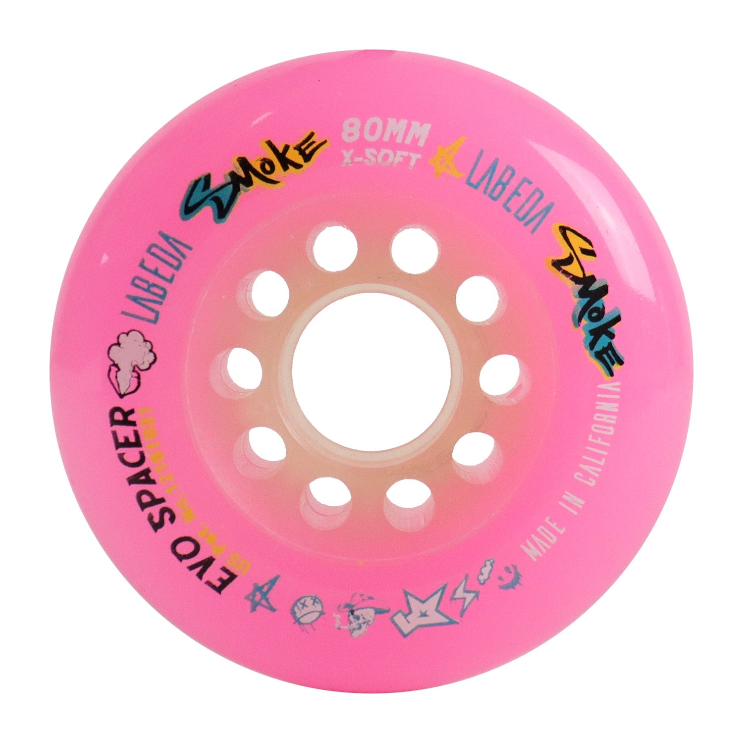 Labeda Smoke Evo Roller Hockey Wheel - Single Wheel - Choose Size and Color