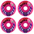 Snot Skateboard Wheels 56mm Franky Villani Classic 101A Neon Pink