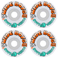 Snot Skateboard Wheels 57mm Wide Boys 101A White/Orange