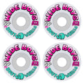 Snot Skateboard Wheels 53mm Wide Boys 99A White/Pink
