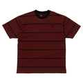 Spitfire Wheels Shirt Bighead Embroidered Stripe Burgundy/Black