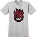 Spitfire Wheels Shirt Bighead Fill Heather Grey/Red