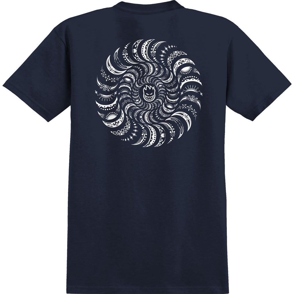 Spitfire Wheels Shirt Classic Swirl Paisley True Navy/White