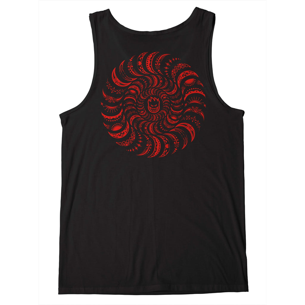 Spitfire Wheels Shirt Classic Swirl Paisley Tank Top Black/Red