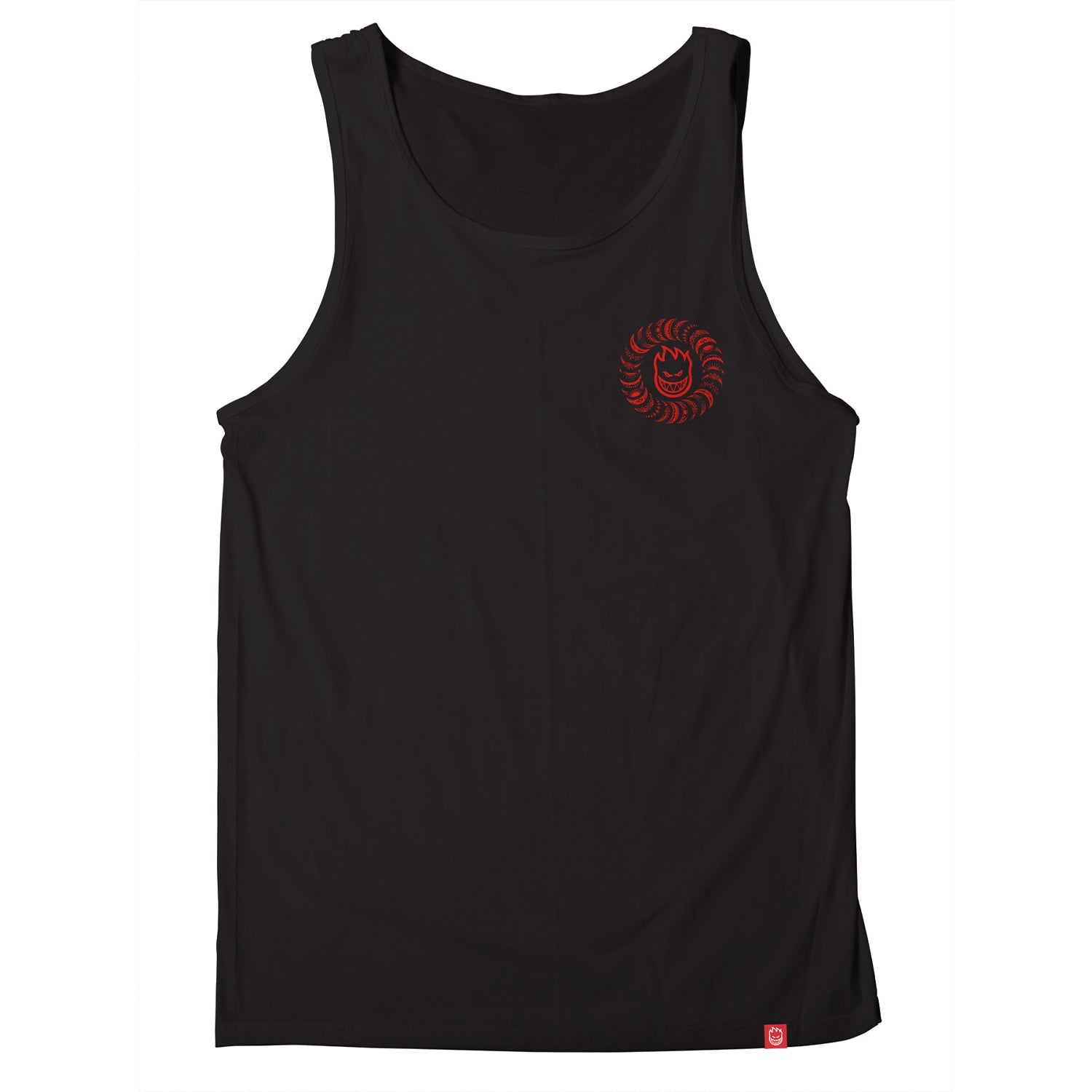 Spitfire Wheels Shirt Classic Swirl Paisley Tank Top Black/Red
