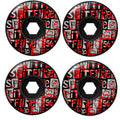 Spitfire Skateboard Wheels 56mm 80HD Ransom Radial Full Black