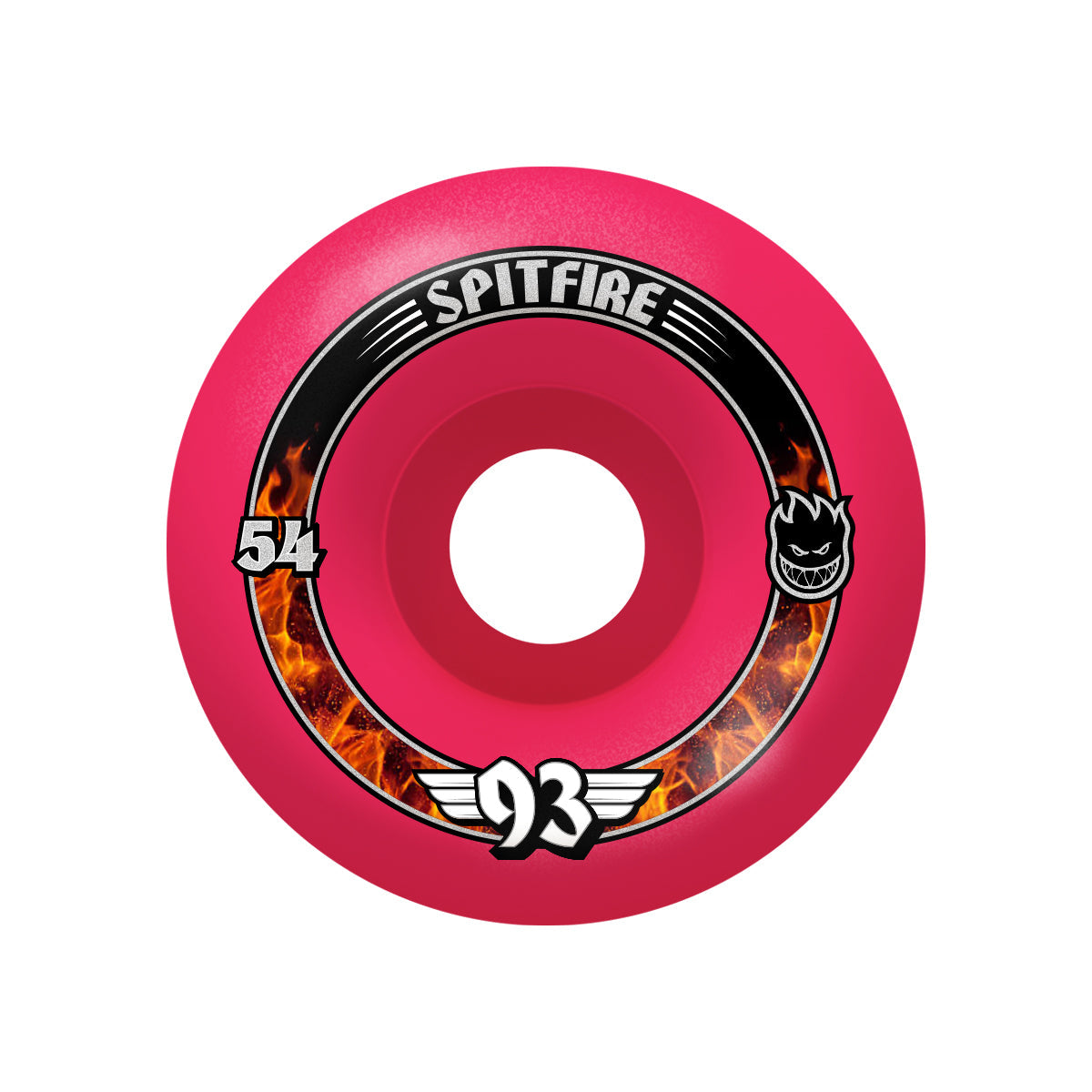 Spitfire Skateboard Wheels 54mm F4 93A Radial Pink