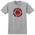 Spitfire Wheels Shirt Deathmask Classic Heather Grey