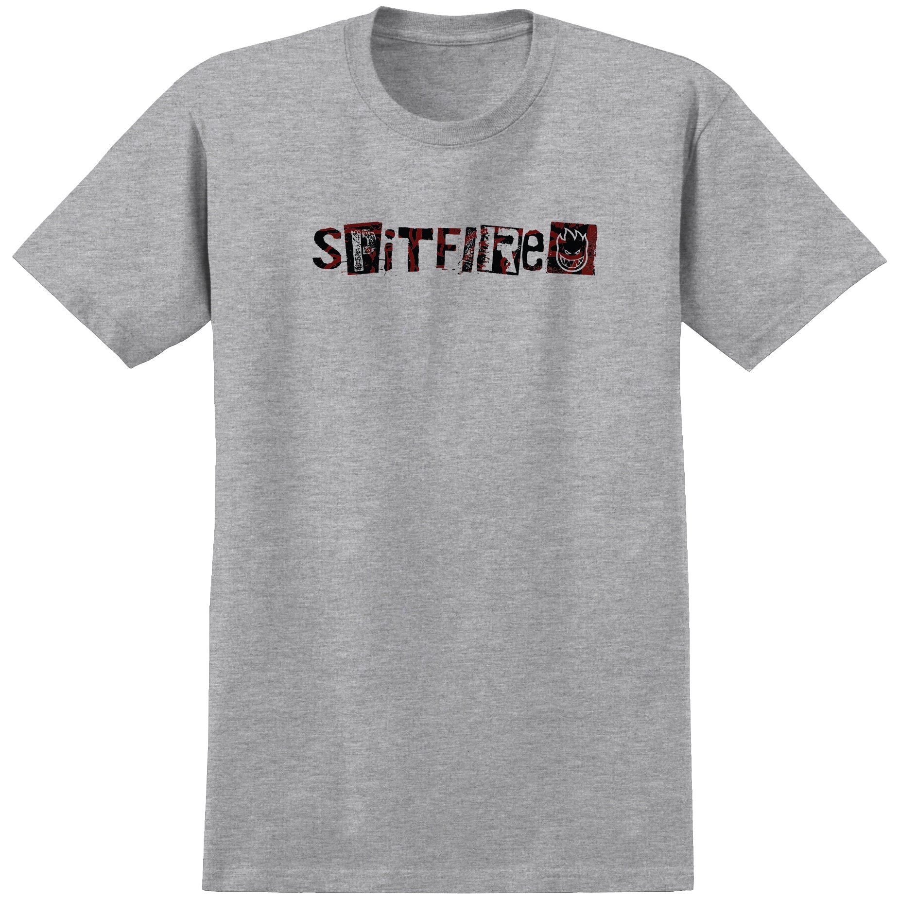 Spitfire Wheels Shirt Ransom Fill Heather Grey