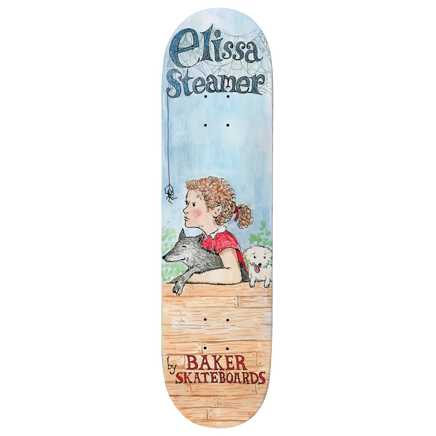 Baker Premium Complete Skateboard Elissa Steamer Web 8.25" Ft. Krux/Satori/Independent