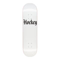 Hockey Skateboard Deck Stone White 8.75" x 32.612"