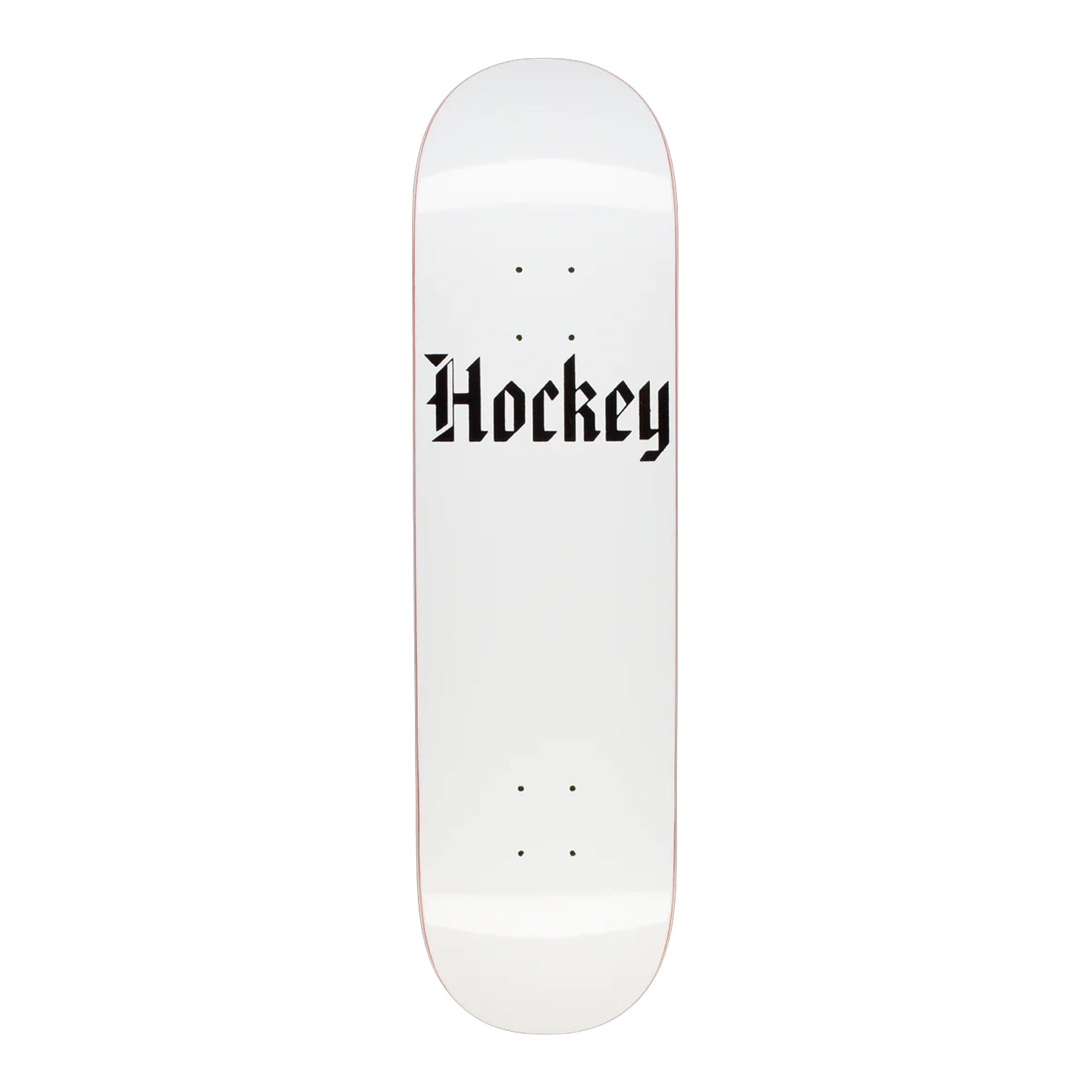 Hockey Skateboard Deck Stone White 8.75" x 32.612"