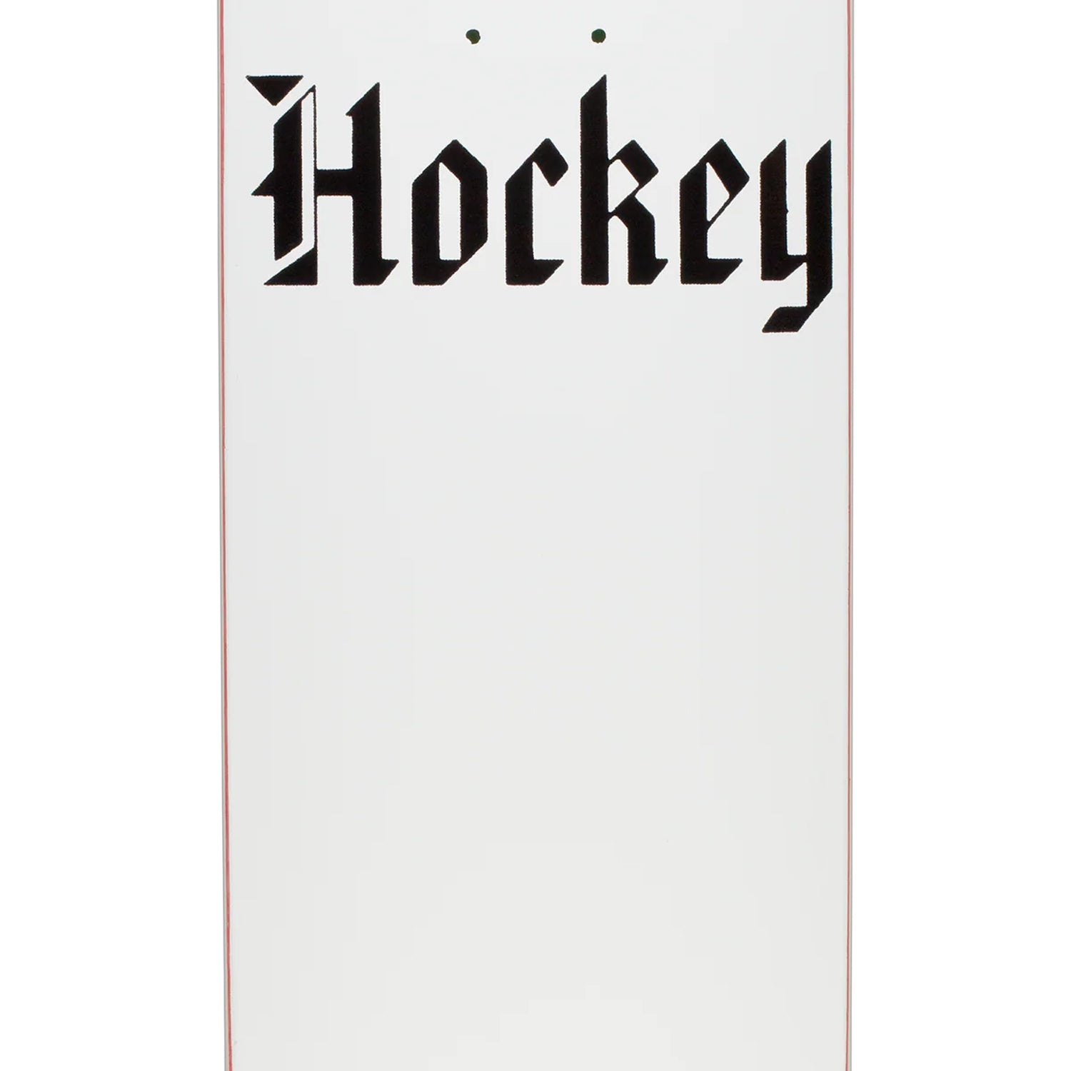 Hockey Skateboard Deck Stone White 8.75" x 32.612"