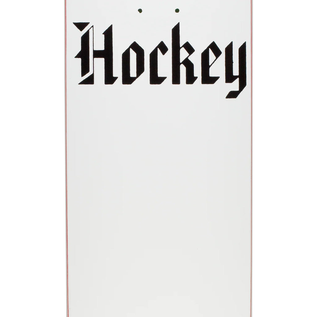 Hockey Premium Upgrade Skateboard Stone White 8.75" x 32.612" Independent Trucks, SML Wheels, Independent Bearings