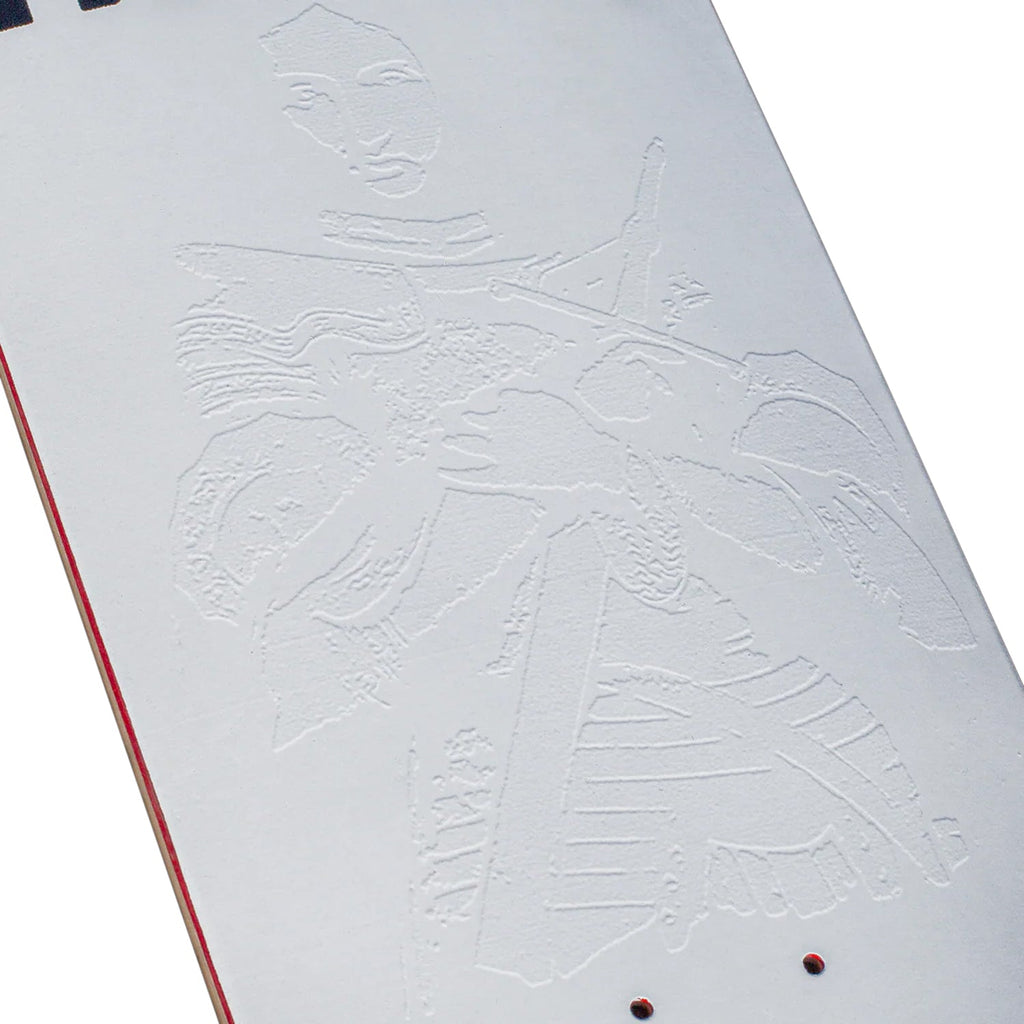Hockey Skateboard Deck Stone White 8.75" x 32.612"