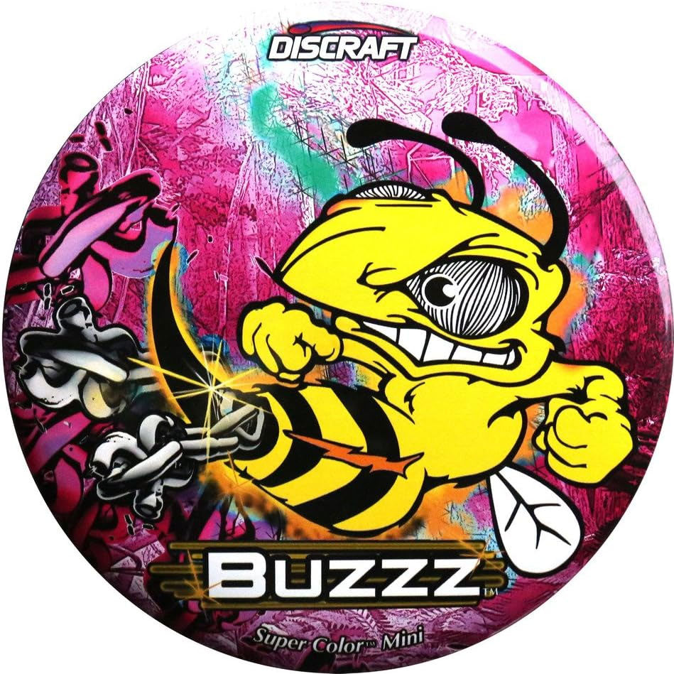 Discraft Disc Golf SuperColor Buzzz Mini 6" Thrower or Marker - Choose Exact Mini Disc