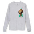 Alien Workshop Skateboards Longsleeve Visitor Reality Heather Grey
