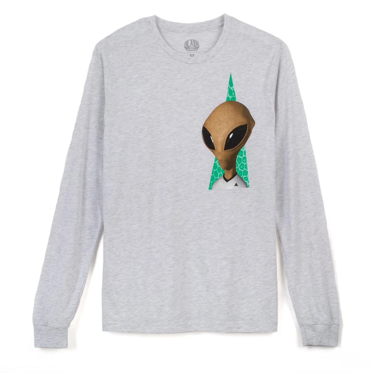 Alien Workshop Skateboards Longsleeve Visitor Reality Heather Grey