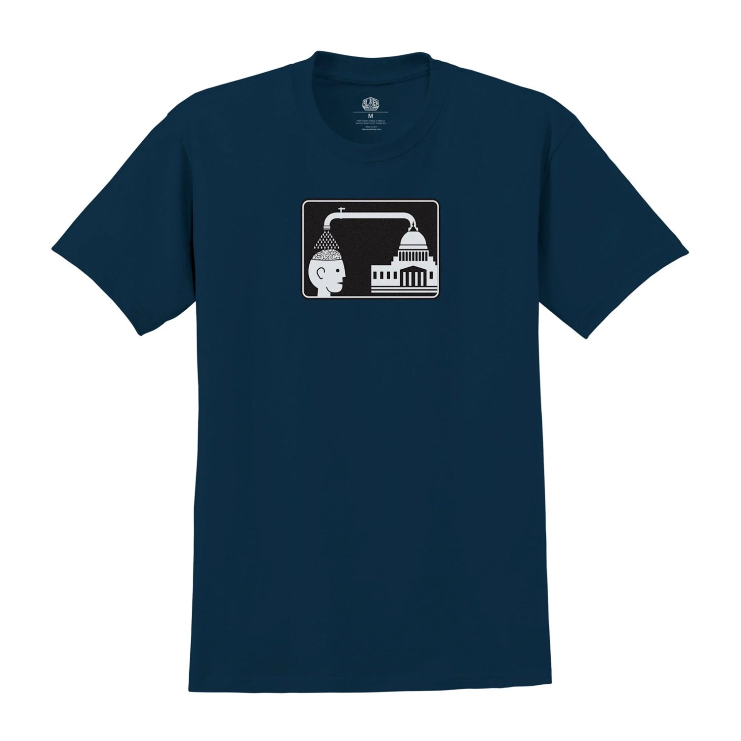 Alien Workshop Skateboards Shirt Brainwash Navy
