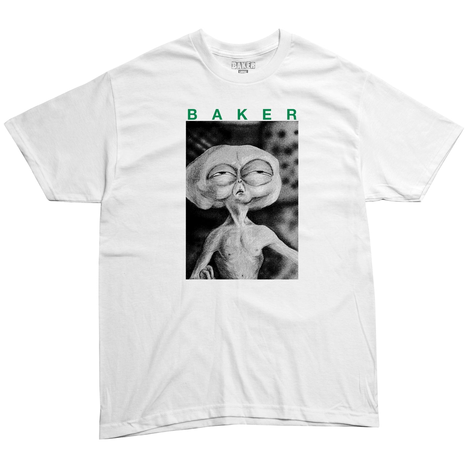 Baker Skateboards Shirt Block Busters White