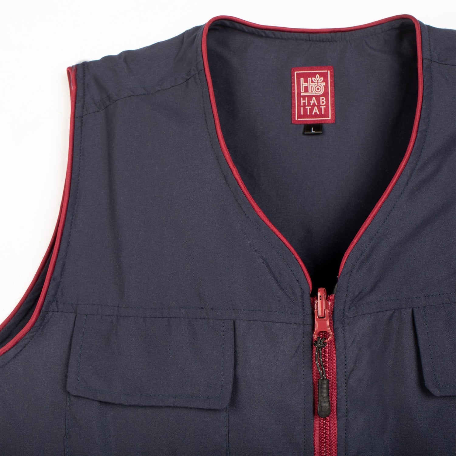 Habitat Skateboards Shirt All Season Vest Navy