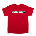 Independent Trucks Shirt Bar Logo Red