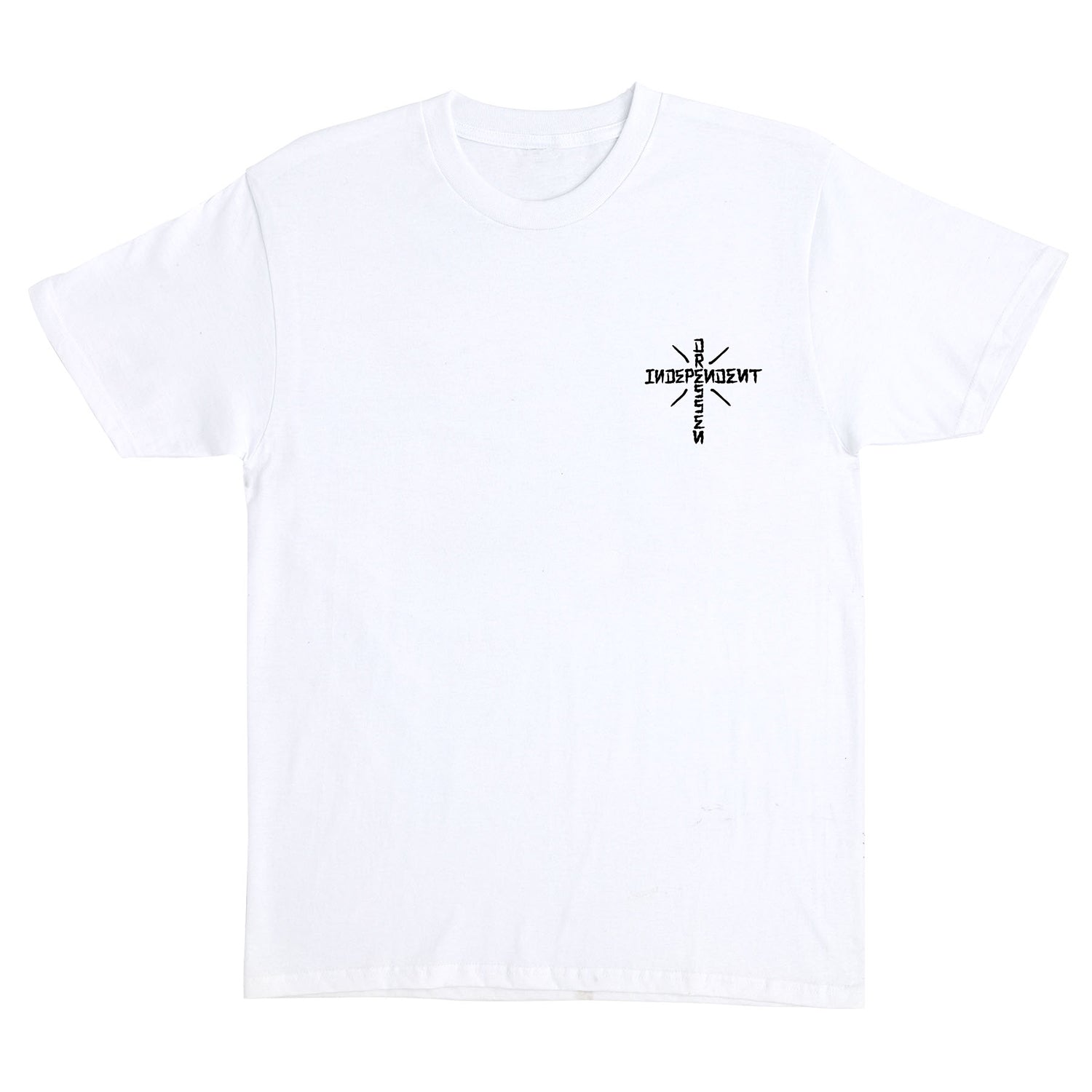 Independent Trucks Shirt Dressen Skull Rose White