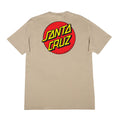 Santa Cruz Skateboards Shirt Classic Dot Sand
