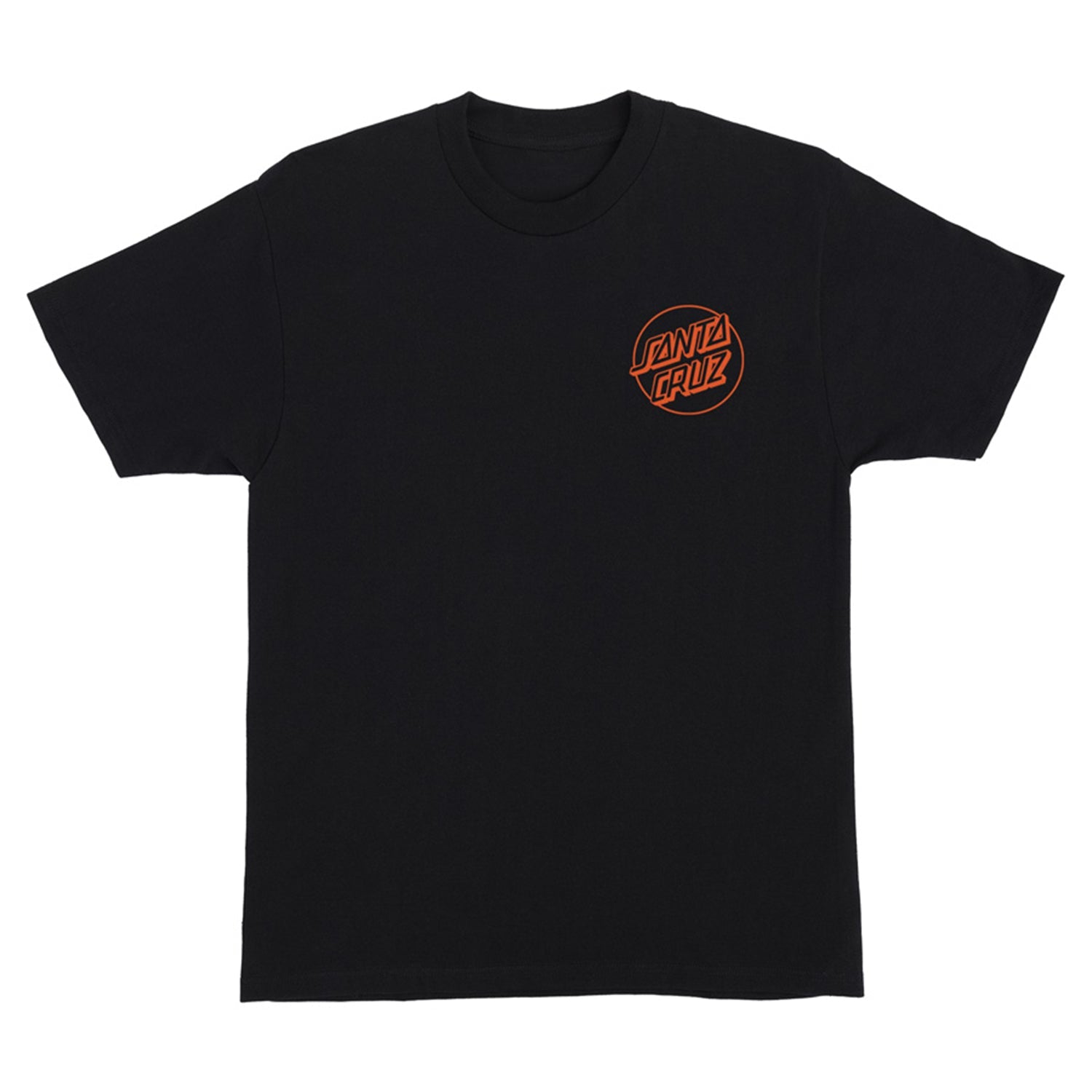 Santa Cruz Skateboards Shirt Opus Dot Black/Orange