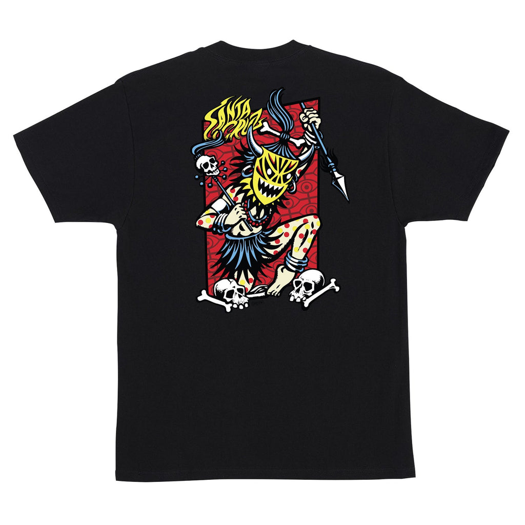 Santa Cruz Skateboards Shirt Salba Voodoo Frame Black