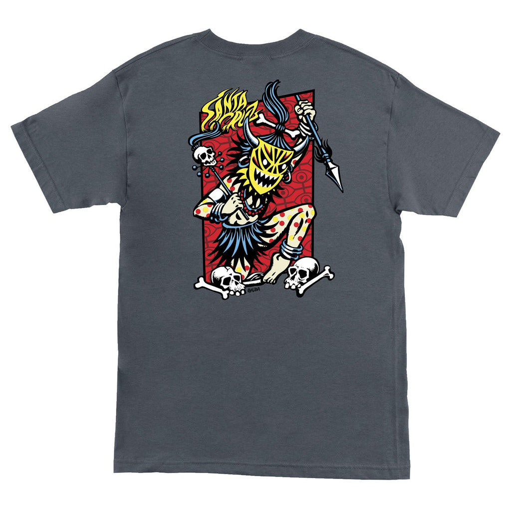 Santa Cruz Skateboards Shirt Salba Voodoo Frame Charcoal