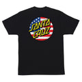 Santa Cruz Skateboards Shirt July 4th Dot V2 Black