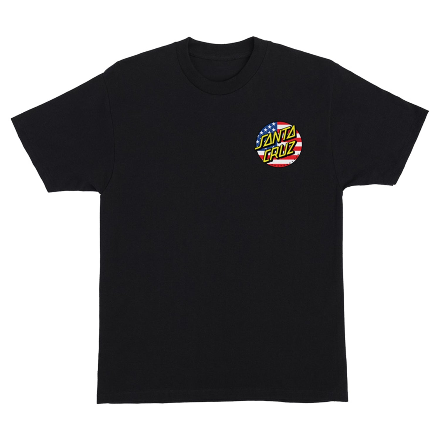 Santa Cruz Skateboards Shirt July 4th Dot V2 Black
