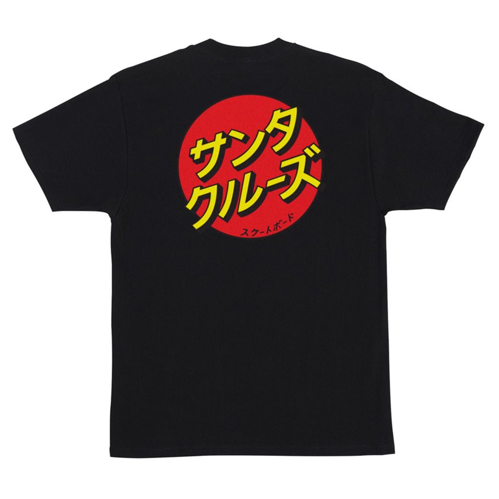 Santa Cruz Skateboards Shirt Katakana Dot Black