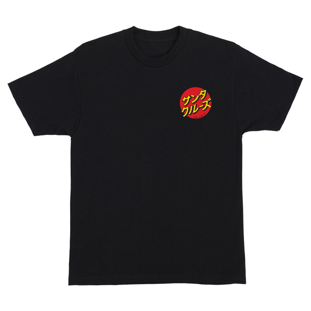 Santa Cruz Skateboards Shirt Katakana Dot Black