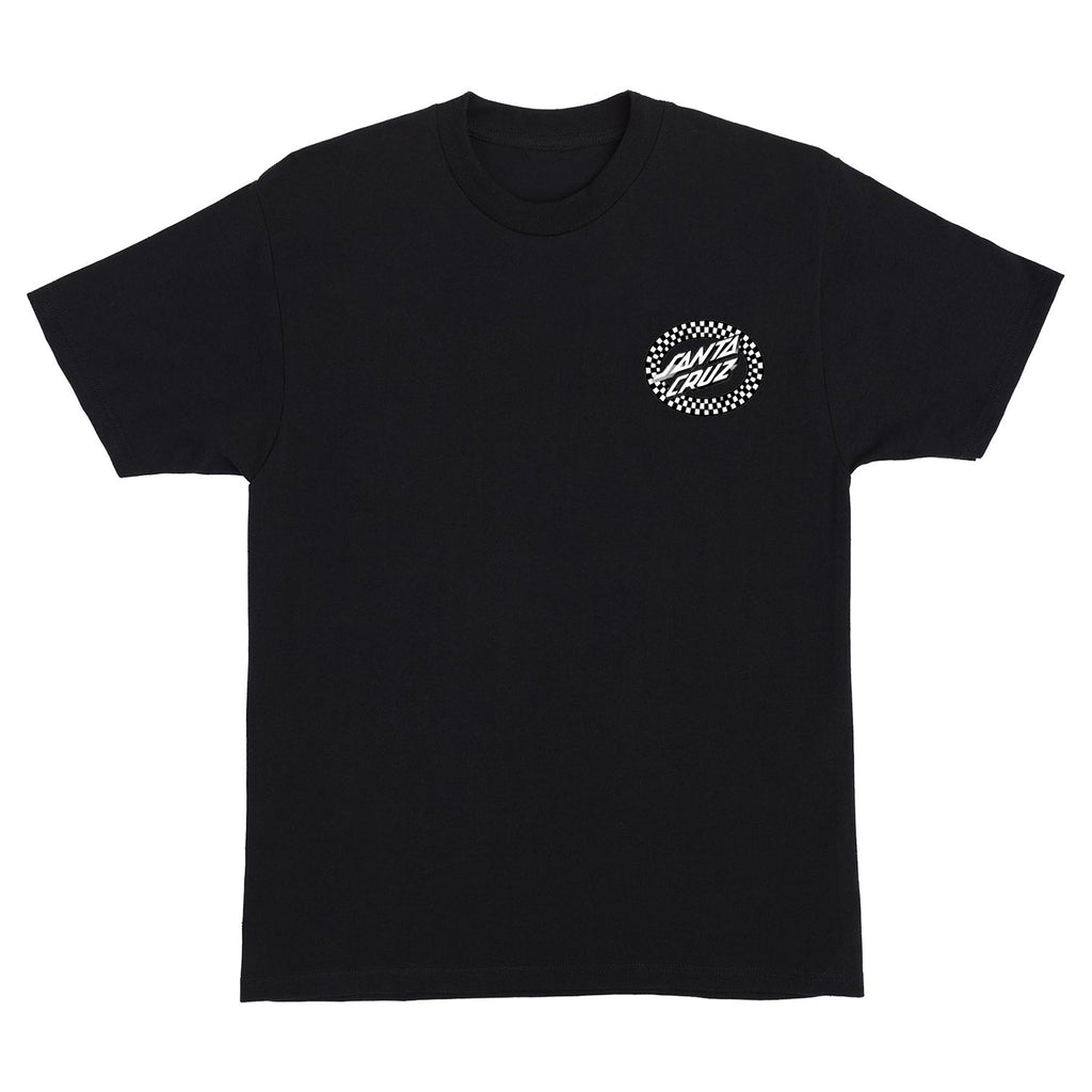 Santa Cruz Skateboards Shirt Collage Oval Dot Black