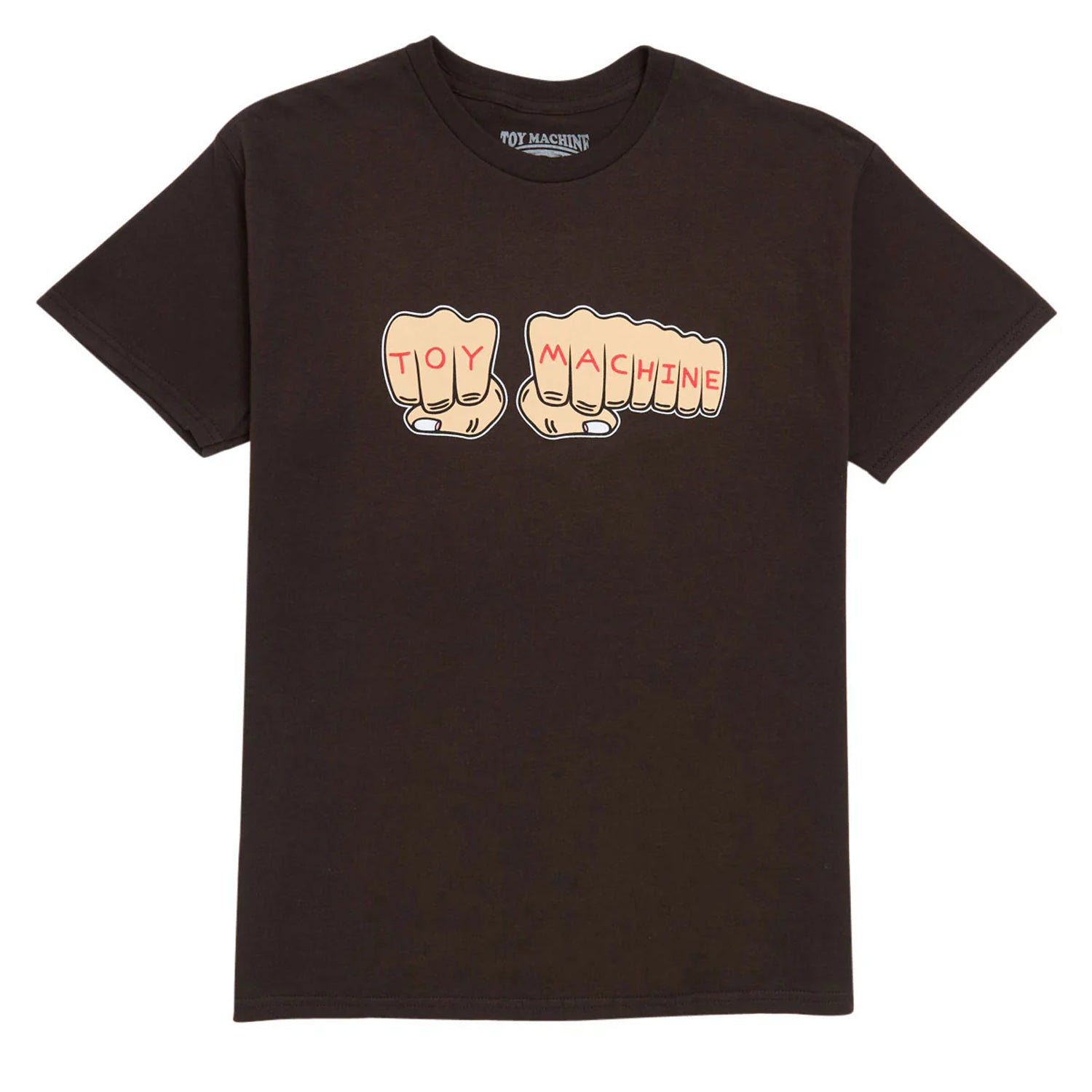 Toy Machine Skateboards Shirt Fists Brown