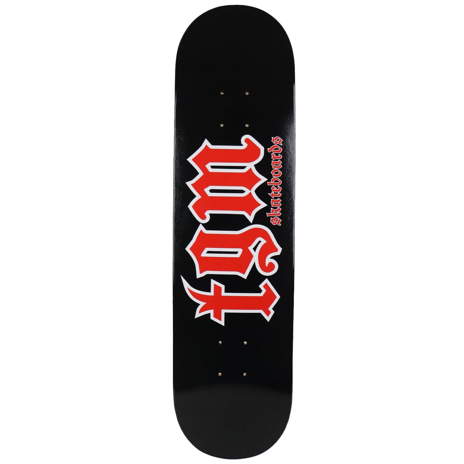 TGM Skateboards OG Goth Logo Canadian Maple Skateboard Deck - Choose Size/Color