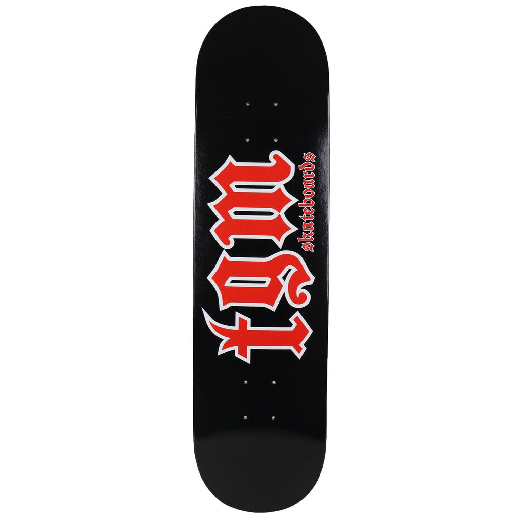 TGM Skateboards OG Goth Logo Canadian Maple Skateboard Deck - Choose Size/Color