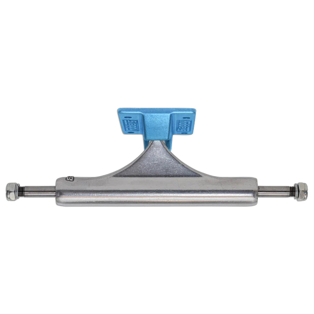 Slappy Skateboard Trucks Inverted Hollow Lights Ultra Low Kingpin 8.25" Silver/Light Blue