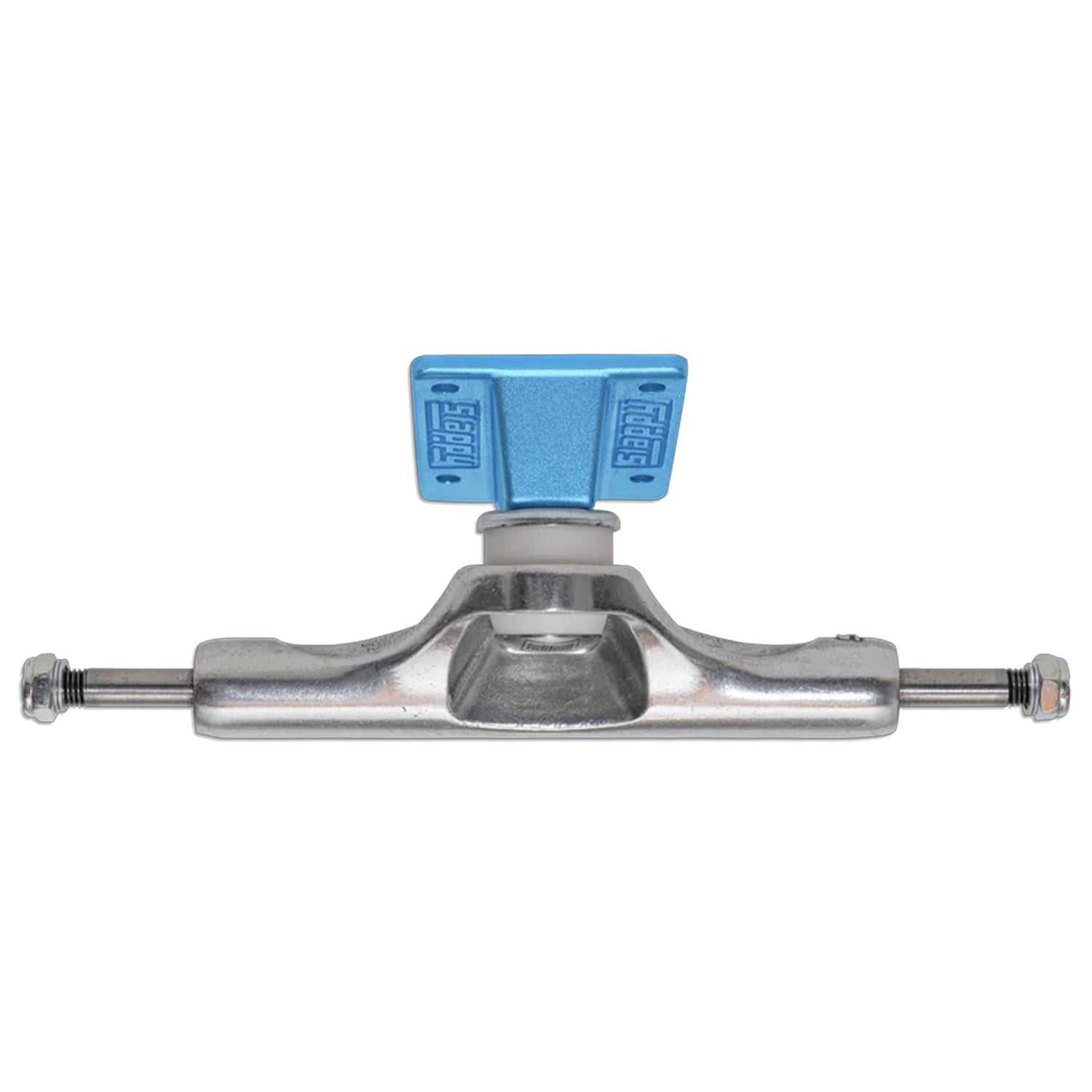 Slappy Skateboard Trucks Inverted Hollow Lights Ultra Low Kingpin 8.5" Silver/Light Blue